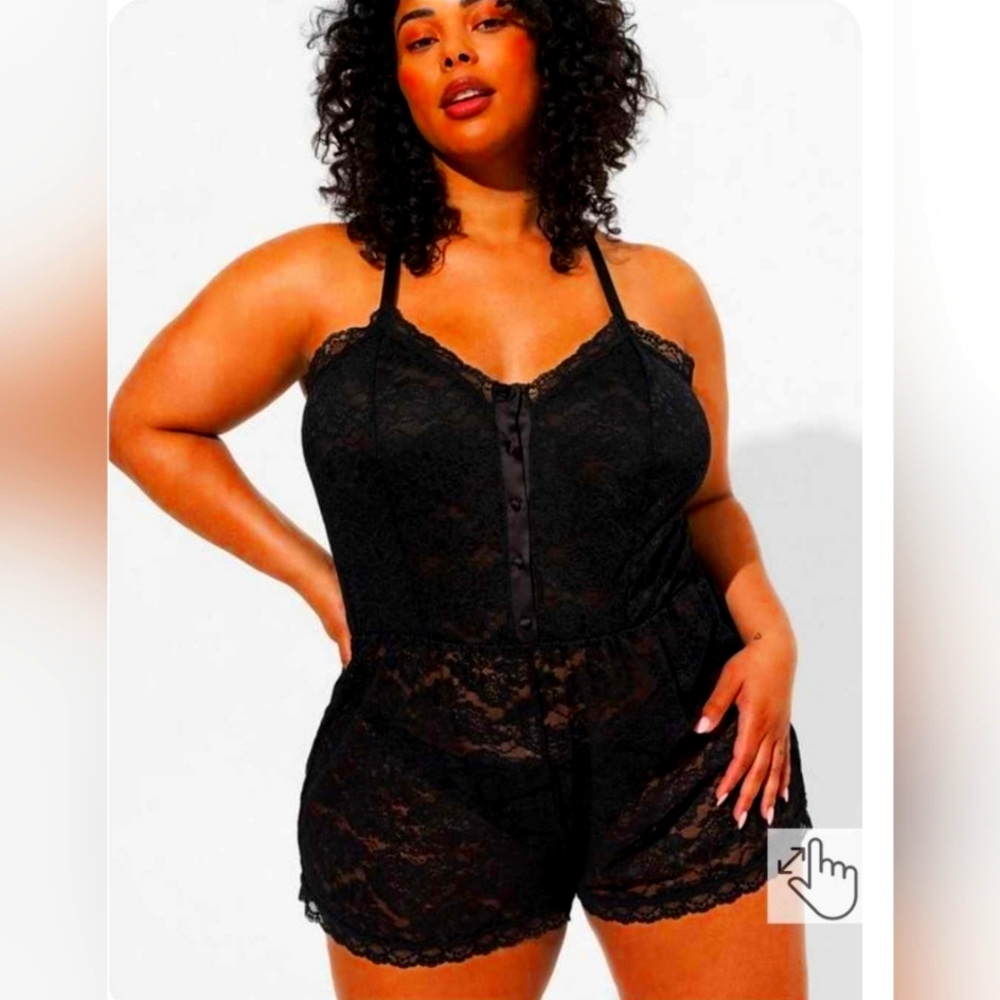 Torrid lace romper